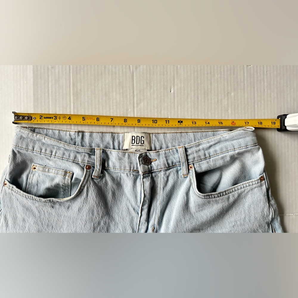 BDG Urban Outfitters Wide Leg A-Line Jean Baggy Women’s W25 Y2K 90's Grunge (34) - Picture 5 of 10